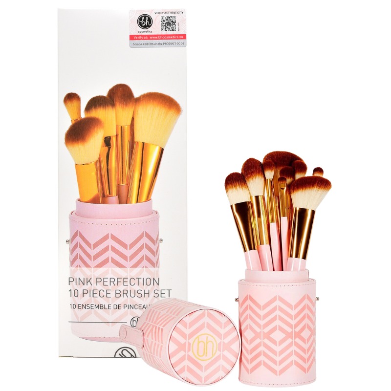 Bộ Cọ 10 Cây BH COSMESTICS Pink Perfection BHBO11
